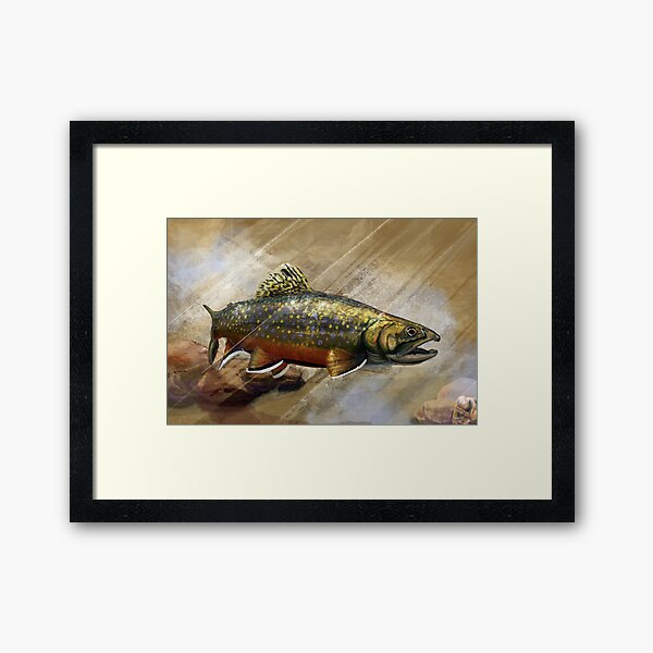 Item preview, El arte nativo de la trucha de arroyo designed and sold by fishweardesigns.