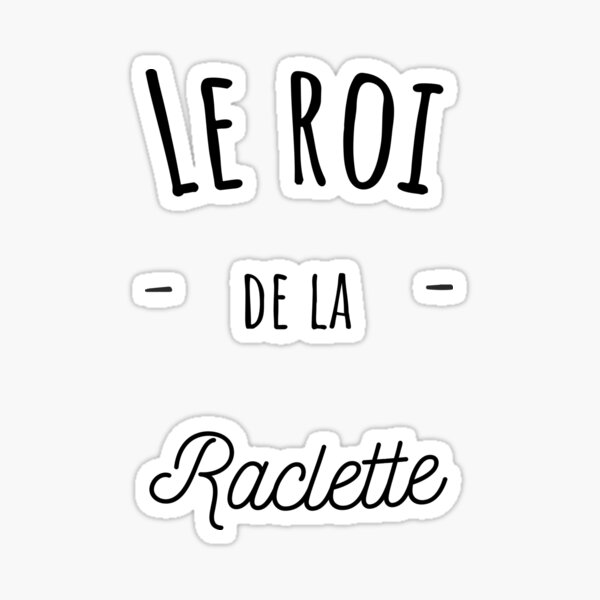 Aperçu de l'œuvre Le roi de la raclette créée et vendue par Curlyhaire.