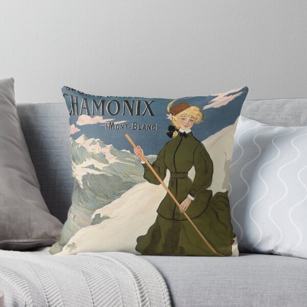 Artikelvorschau, Chamonix Mont Blanc Vintage Ski entworfen und verkauft von cutesy.