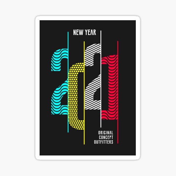 Artikelvorschau, Weinlese-Neujahr 2021 entworfen und verkauft von CAsual-Fashion.