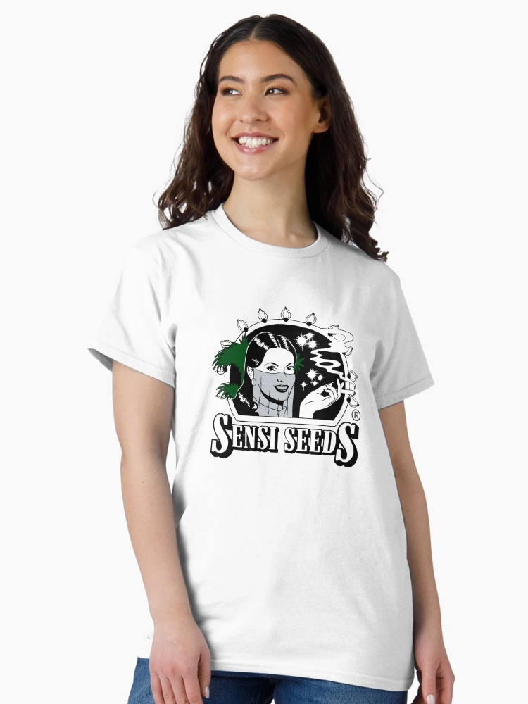 Aperçu 3 sur 7. T-shirt classique avec l'œuvre Sensi Seeds - Meilleure banque de graines de marijuana créée et vendue par ArtxcL.
