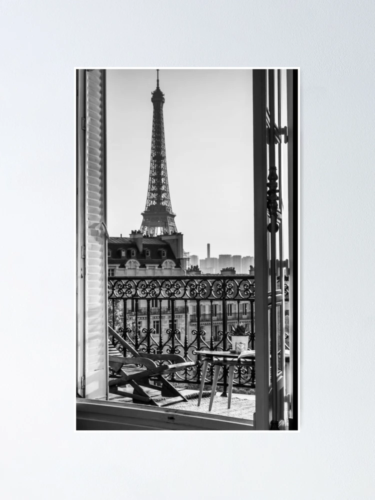 Imagen 1 de 3, Póster con la obra Ver a través de la ventana de la torre Elffel, diseñada y vendida por asun5.