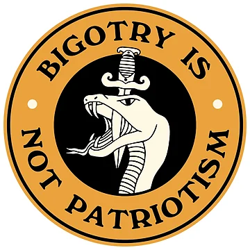 Artwork thumbnail, Bigotry Is Not Patriotism by Picket Club