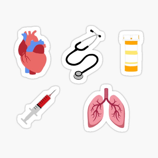 Aperçu de l'œuvre Pack d'autocollants médicaux créée et vendue par dati2328.