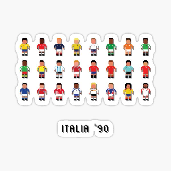 Aperçu de l'œuvre Italia 90 'World Cup Teams créée et vendue par ccamb00.