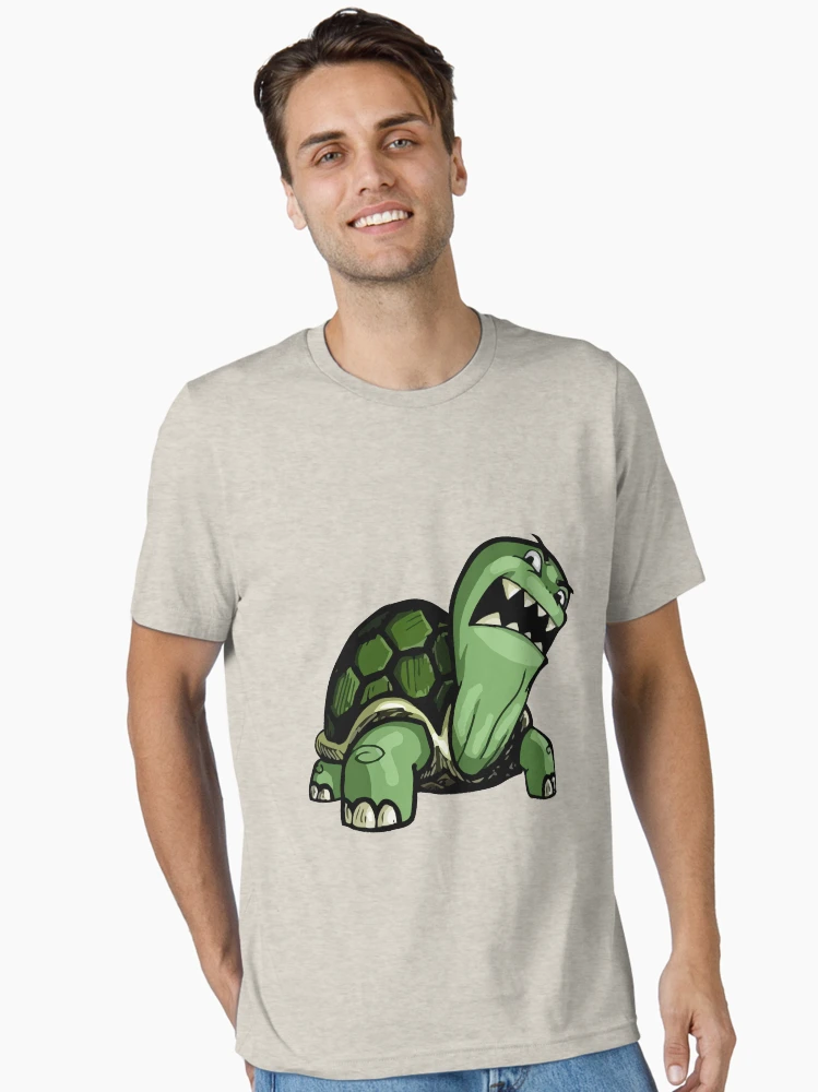 Thumbnail 2 von 7, Essential T-Shirt, Wütende Schildkröte designt und verkauft von omikron93.