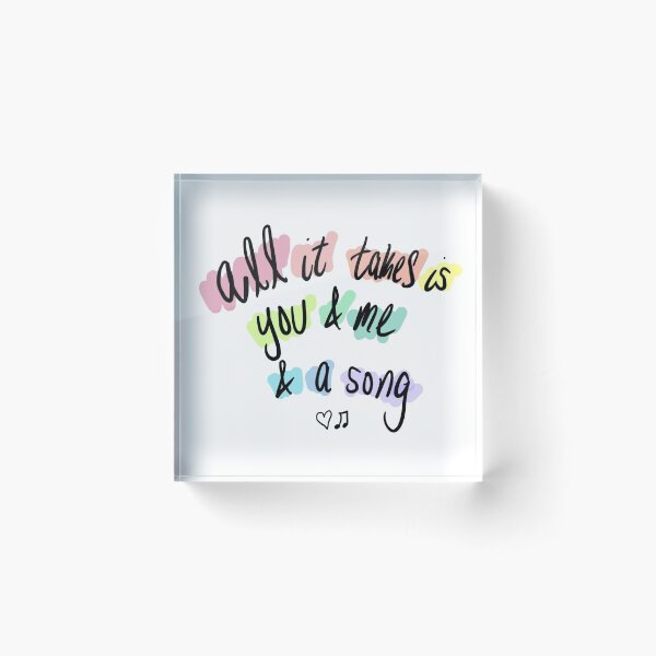 Item preview, todo lo que se necesita somos tú y yo y una canción: el baile de graduación designed and sold by Daniel Simpson.