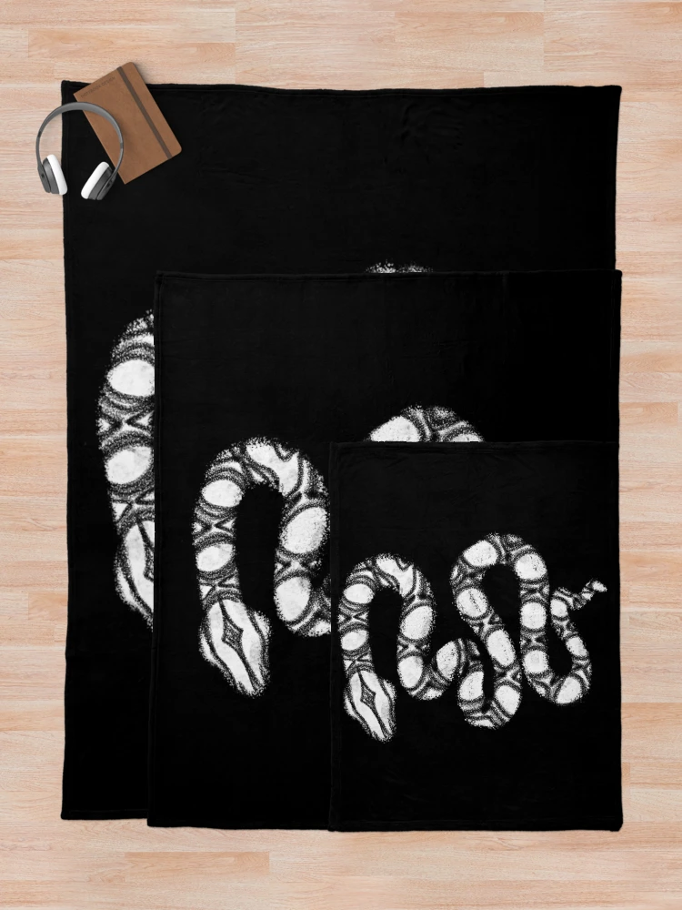 Thumbnail 5 of 6, Throw Blanket, Boa Constrictor Snake designed and sold by Chausters.