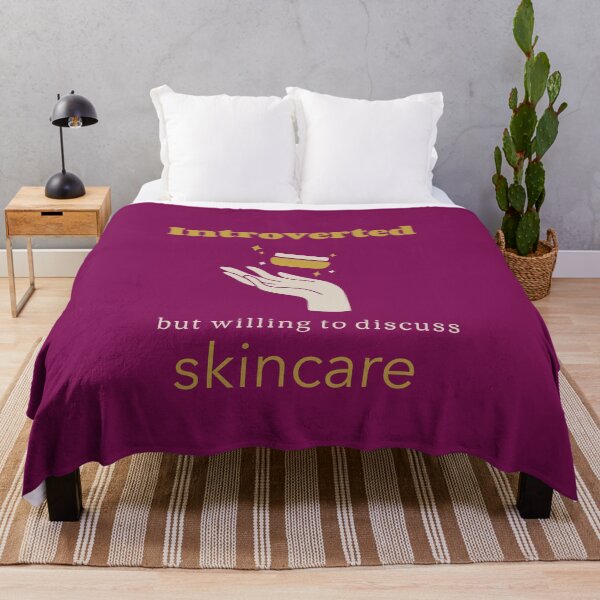 Item preview, Introverted But Willing To Discuss Skincare designed and sold by PrintBrint.