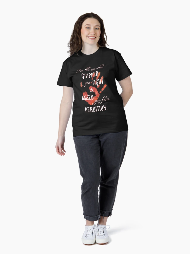 Thumbnail 4 von 7, Classic T-Shirt, Übernatürlich - Ich bin derjenige, der dich fest umarmt hat designt und verkauft von OutlineArt.