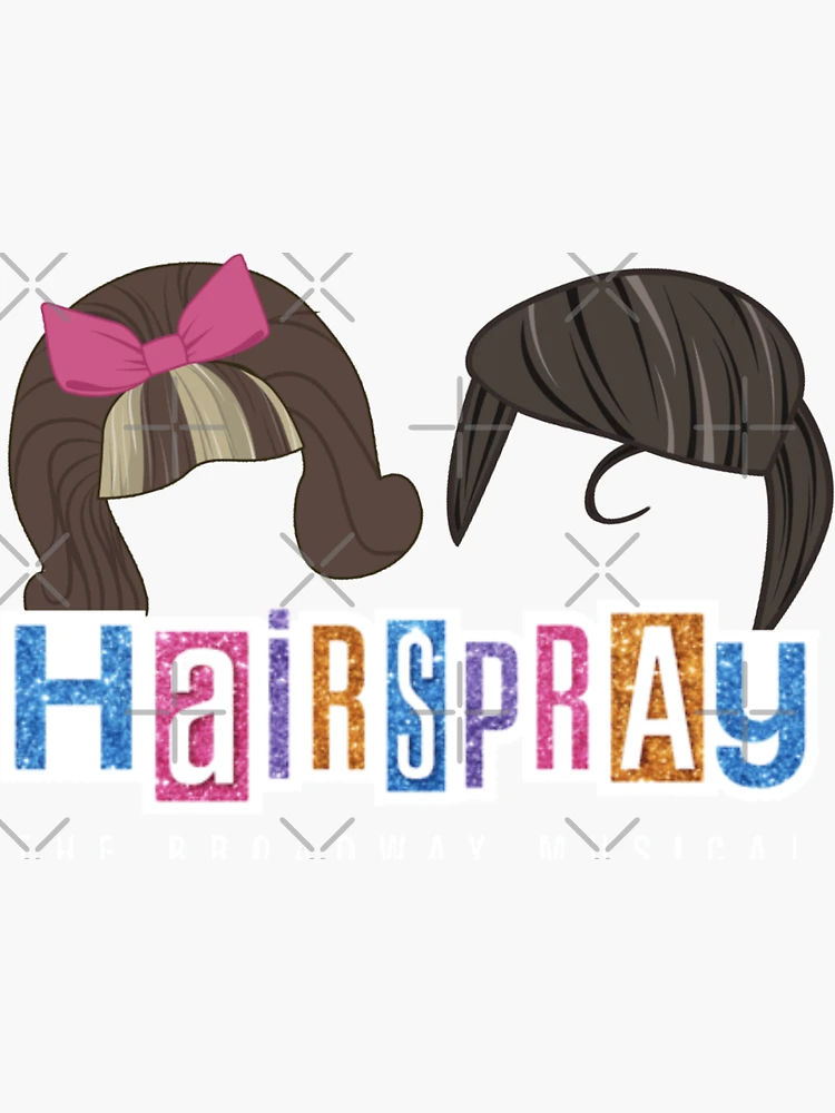 Thumbnail 3 of 3, Sticker, Tracy and Link Hairspray designed and sold by hypocratees.
