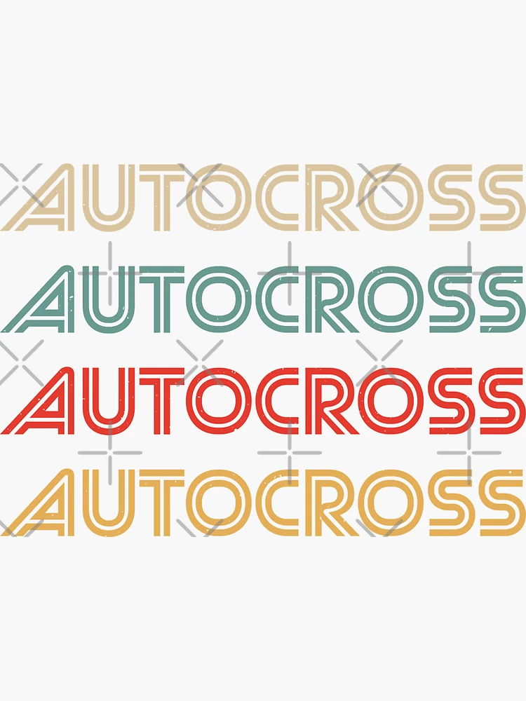 Imagen 3 de 3, Pegatina con la obra Autocross, diseñada y vendida por artworkbyrihen.