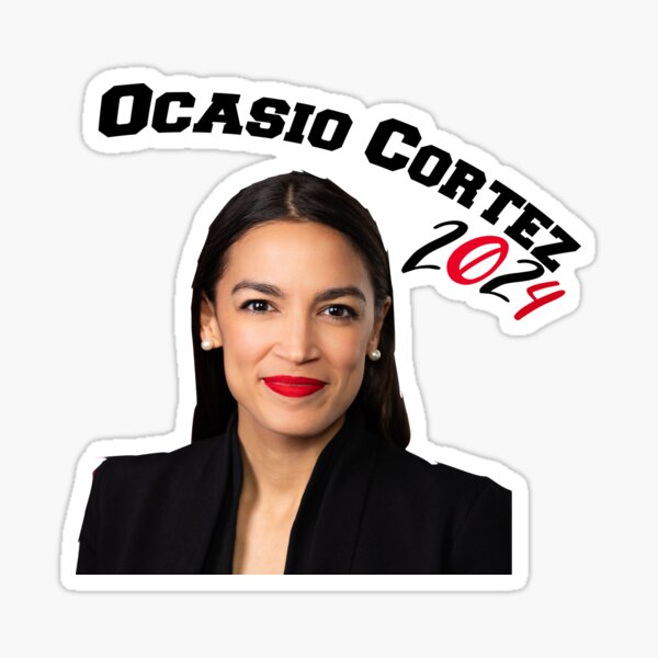 Aperçu de l'œuvre aoc canada Alexandria Ocasio Cortez Sticker créée et vendue par BadrLuke01.