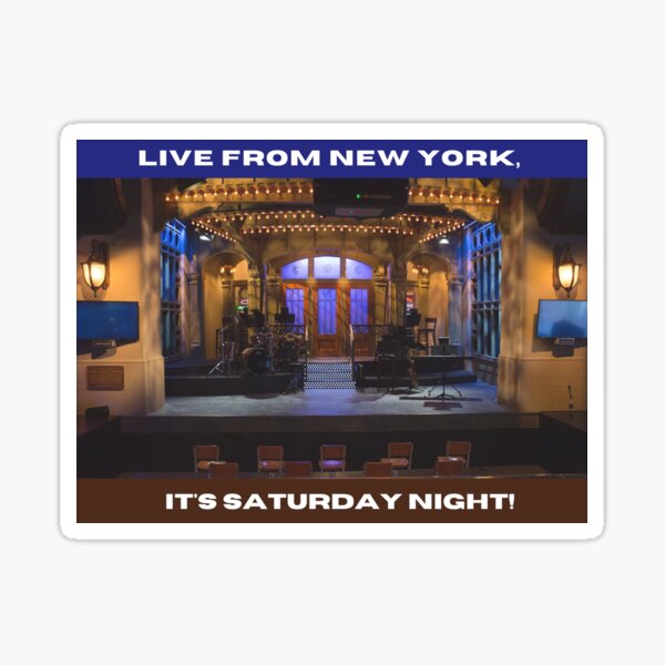 Aperçu de l'œuvre Conception de Saturday Night Live créée et vendue par hallysdesigns.