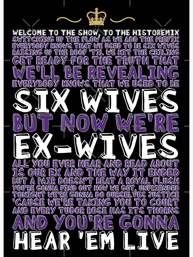 Thumbnail 3 of 3, Poster, Six The Musical (We-re six) designed and sold by hypocratees.
