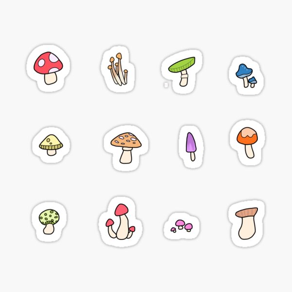 Aperçu de l'œuvre mini ensemble de champignons créée et vendue par Lily Ryan Stoltz.