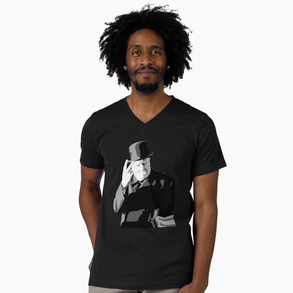 Aperçu de l'œuvre T-shirt col V créée et vendue par WallArt01.