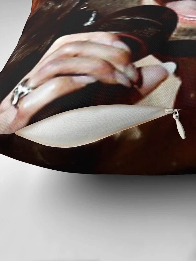 Thumbnail 2 of 4, Pillow, Bearded Lady (Conchita Wurst) Novelty Face designed and sold by hypocratees.