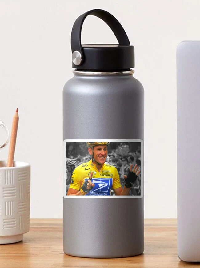 Imagen 1 de 3, Pegatina con la obra Lance Armstrong, diseñada y vendida por ArtForKnowledge.