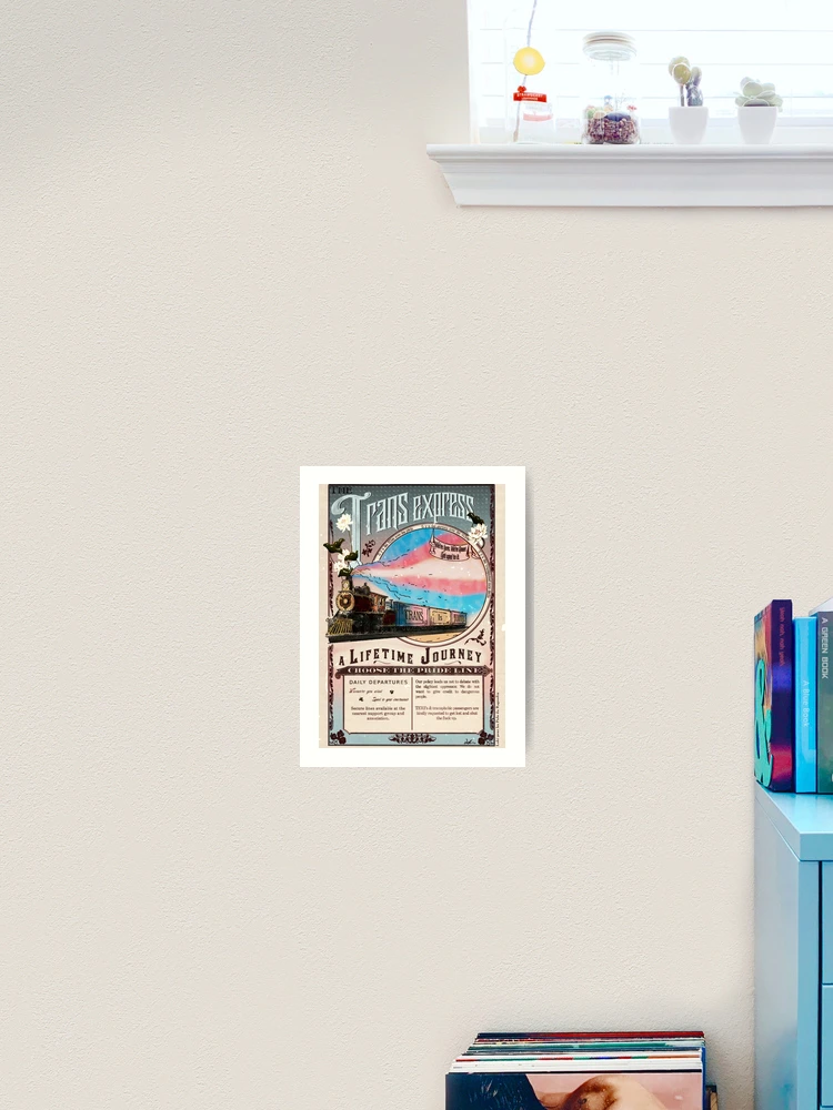 Thumbnail 2 of 3, Art Print, The Trans Express designed and sold by Loki Propagandart.