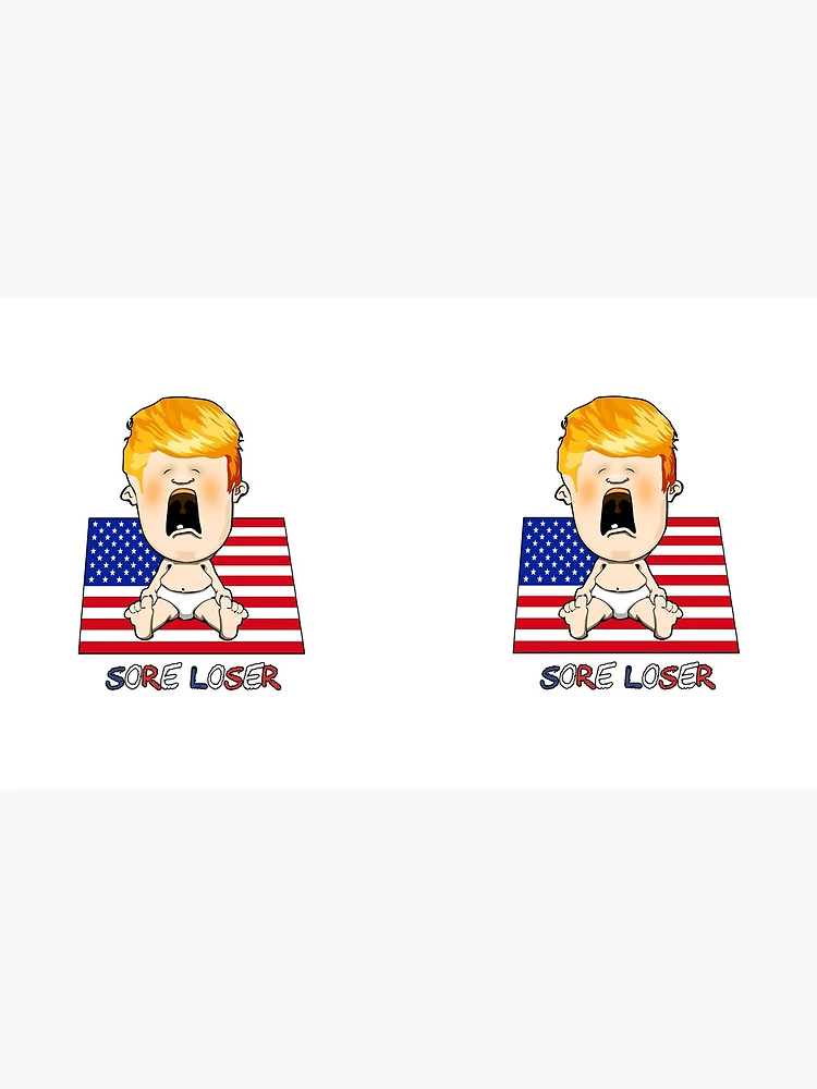 Thumbnail 6 von 6, Kaffeebecher, Trump SORE LOSER Weinen Baby designt und verkauft von SolidEarthArt.