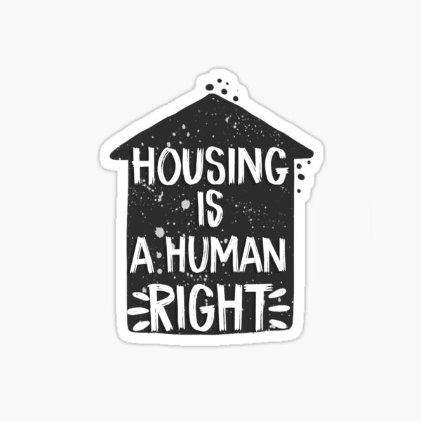 Aperçu de l'œuvre Le logement est un droit humain créée et vendue par Tomy4th.