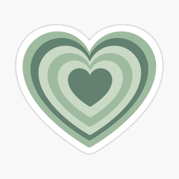 Item preview, Sage Green Heart designed and sold by saraysierra.