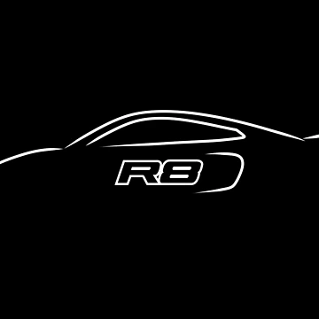 Artwork thumbnail, R8 V10 Outline by pocketlint