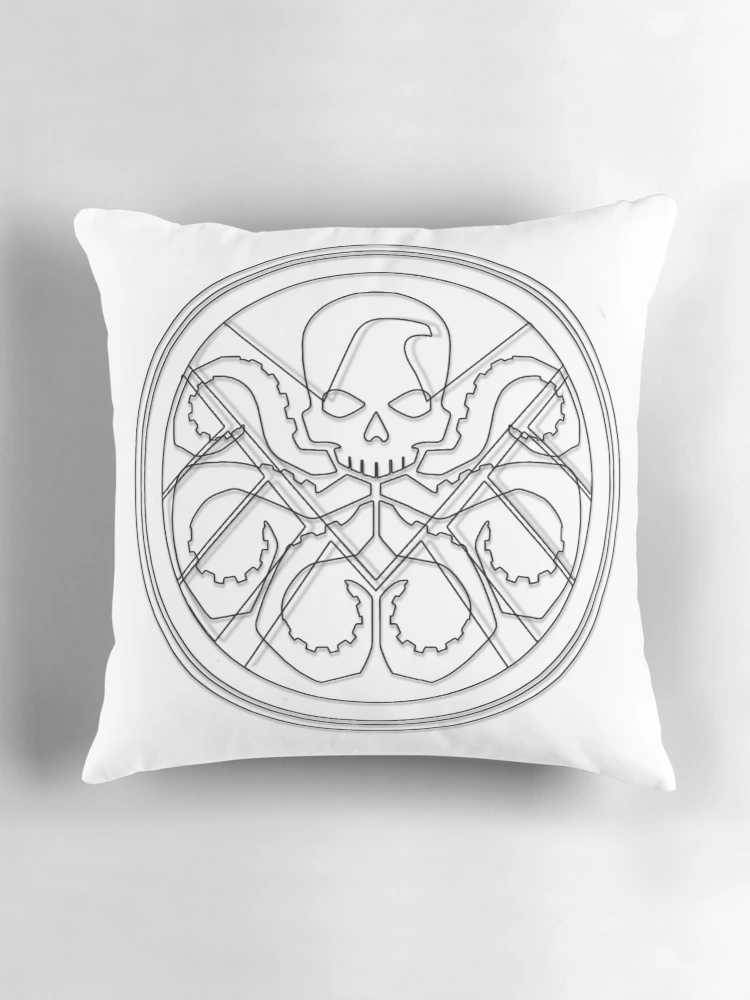Thumbnail 3 of 4, Pillow, HYDRA/SHIELD designed and sold by Agent34.