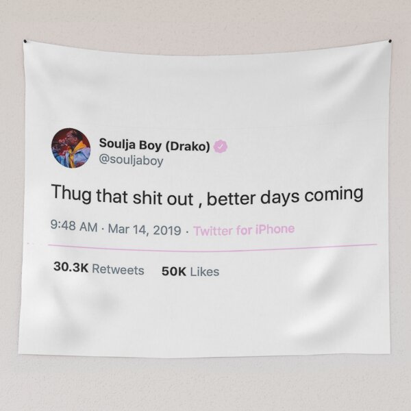 Item preview, Soulja Boy Tweet designed and sold by nadiam62.