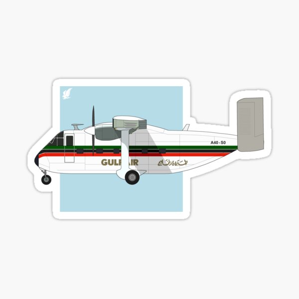 Artikelvorschau, Gulf Air Shorts Skyvan entworfen und verkauft von jmcgowan719.