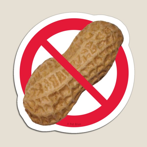 Item preview, Peanuts Are Forbidden - Les Arachides Sont Interdites designed and sold by PopAlien.