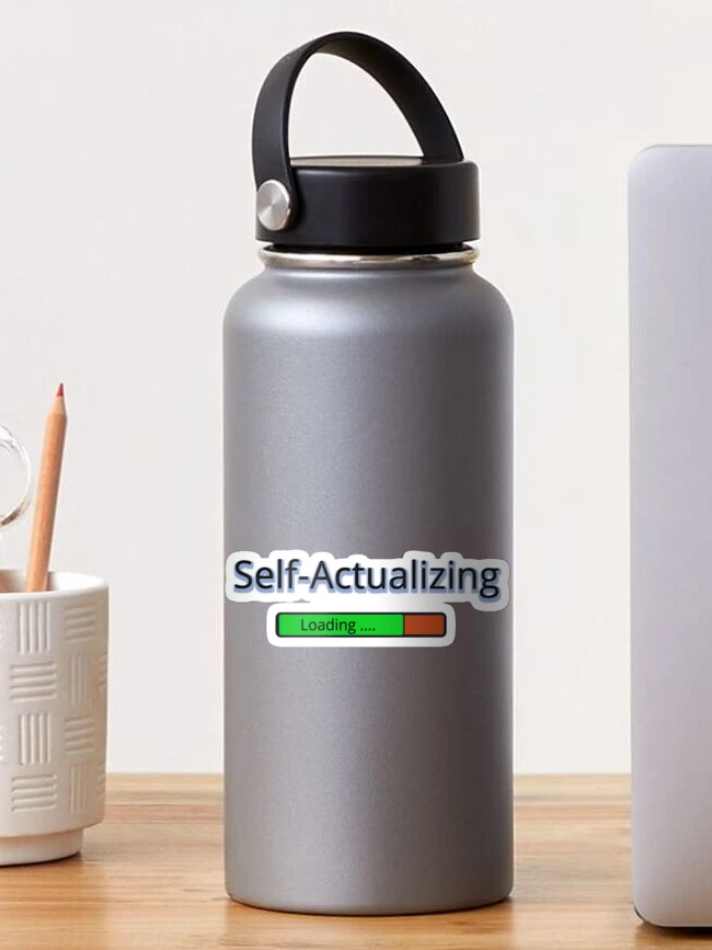 Thumbnail 1 of 3, Sticker, Self-Actualizing designed and sold by PsychPsych.