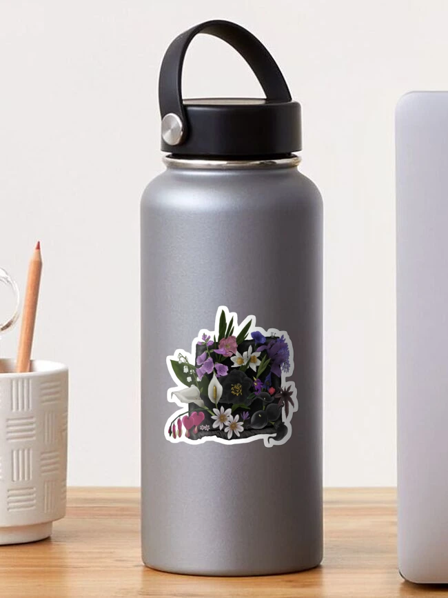 Thumbnail 1 of 3, Sticker, Poisonous Flowers designed and sold by Jarrod Vandenberg.