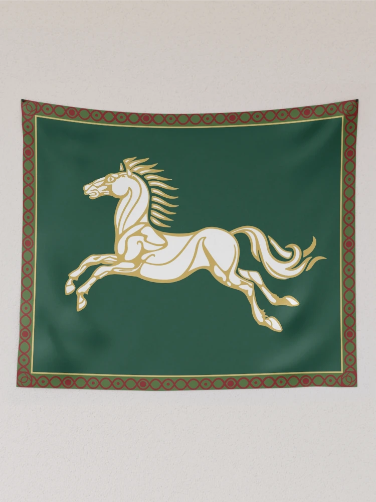 Thumbnail 2 of 3, Tapestry, Banner of Rohan designed and sold by Mercatus.