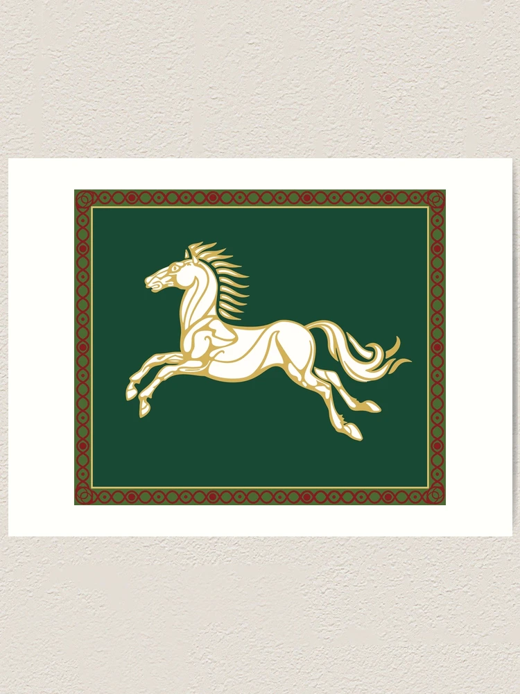 Thumbnail 1 of 3, Art Print, Banner of Rohan designed and sold by Mercatus.