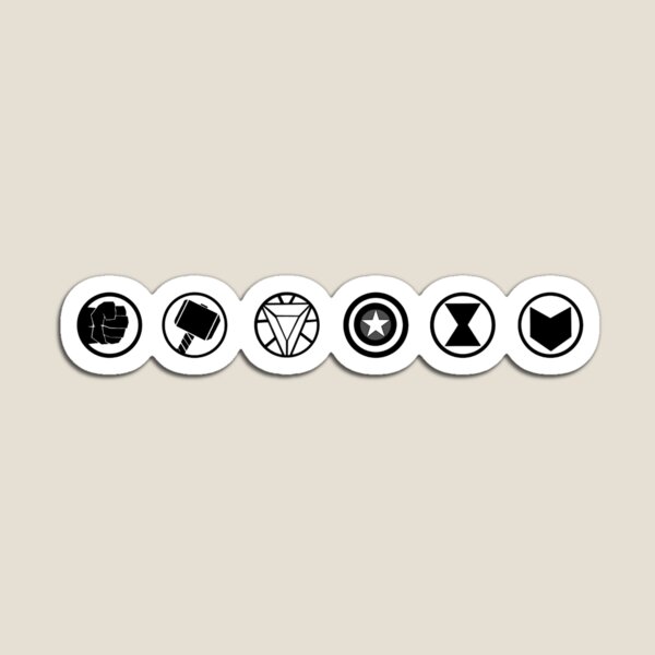 Item preview, Logotipo original de los 6 vengadores designed and sold by Alicia Iannuzzi.