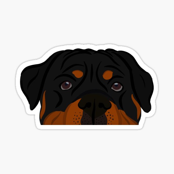 Aperçu de l'œuvre Curieux Rottweiler créée et vendue par kherrin.