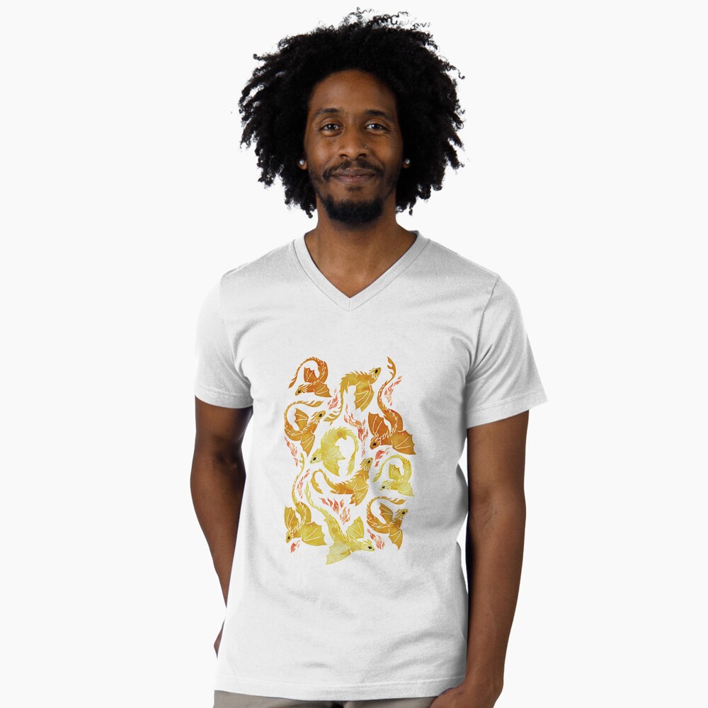 Vista previa del artículo con la obra «Camiseta de cuello en V», diseñado y vendido por adenaJ.