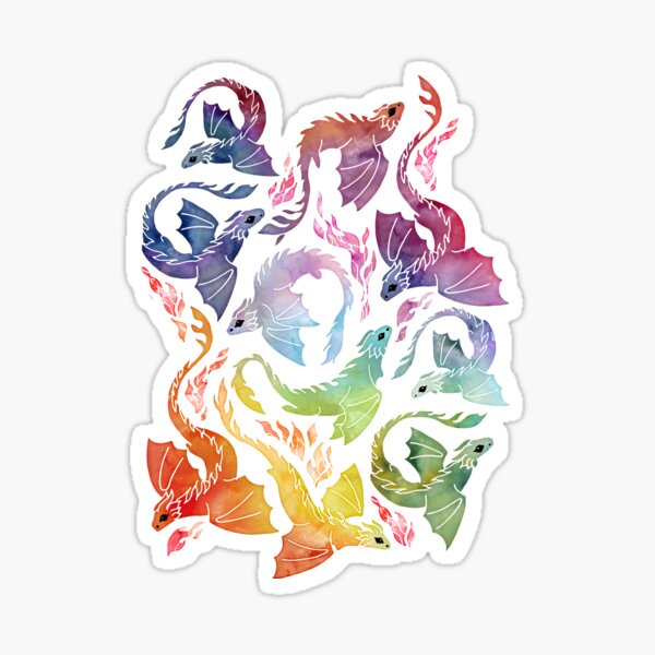 Aperçu de l'œuvre Arc-en-ciel de feu de dragon créée et vendue par adenaJ.