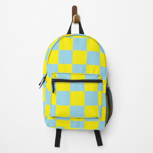 Aperçu de l'œuvre Damier Pastel Bleu et Jaune créée et vendue par lornakay.