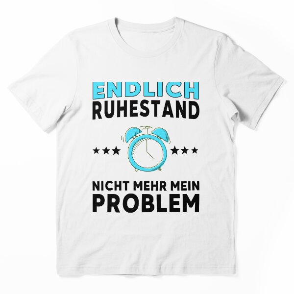 Artikelvorschau, Endlich Ruhestand - Pension Rente Rentner - schwarz entworfen und verkauft von dJ-Design.
