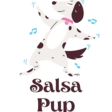 Artwork thumbnail, Salsa Pup - Puppy by MerchActually