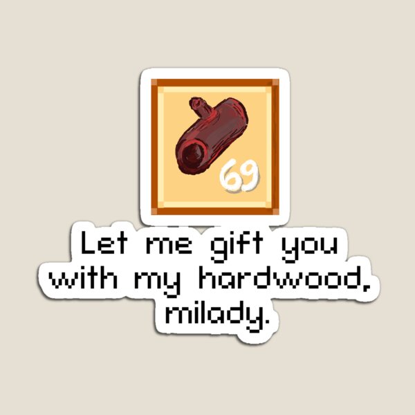 Aperçu de l'œuvre Mème fait main en bois dur de Stardew Valley créée et vendue par Pollypupp.