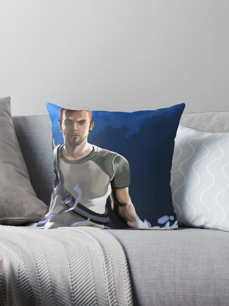 Thumbnail 1 of 4, Pillow, Infamous Good Cole Mcgrath painting. designed and sold by Kimaris _art.