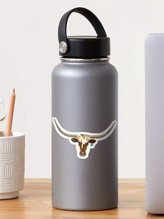 Imagen 1 de 3, Pegatina con la obra Longhorn, diseñada y vendida por Maddie Cerwinski.
