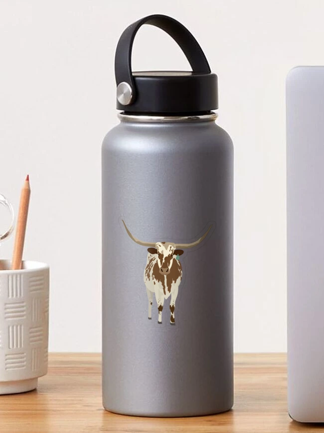 Thumbnail 1 of 3, Sticker, Longhorn designed and sold by Maddie Cerwinski.