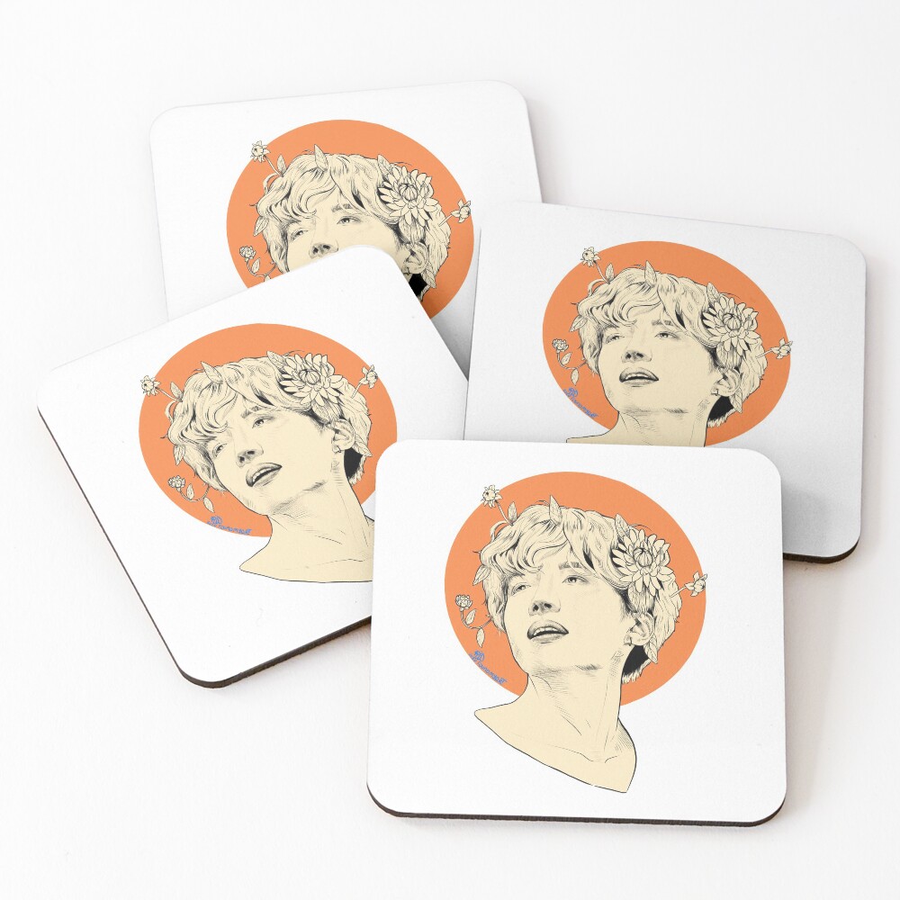 Item preview, Coasters (Set of 4) designed and sold by FoundMyArt.