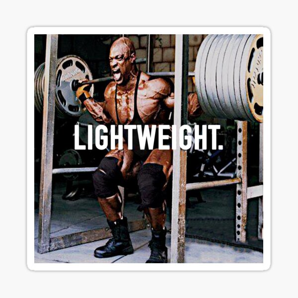 Aperçu de l'œuvre Ronnie Coleman, poids léger créée et vendue par thedesignofoz.