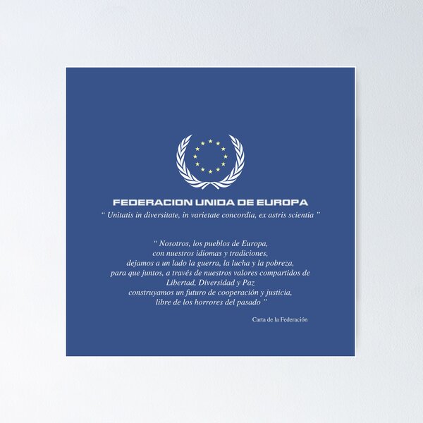 Item preview, Carta de la Federación Unida de Europa (ES) designed and sold by UF-Europe.